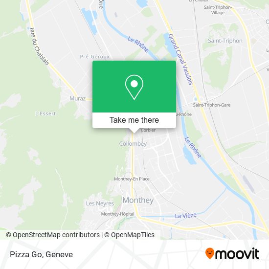 Pizza Go map