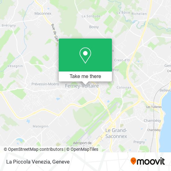 La Piccola Venezia map