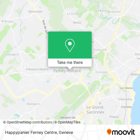 Happypanier Ferney Centre map