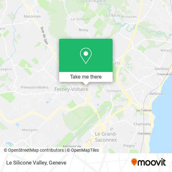 Le Silicone Valley map