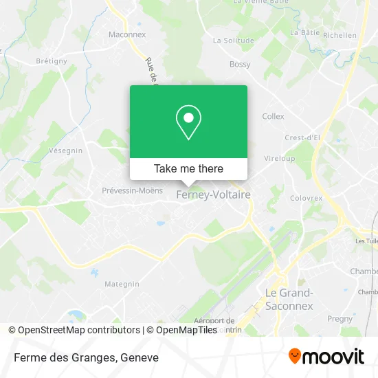 Ferme des Granges map