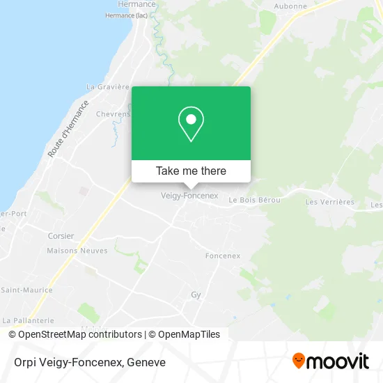 Orpi Veigy-Foncenex map