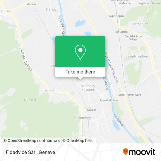 Fidadvice Sàrl map