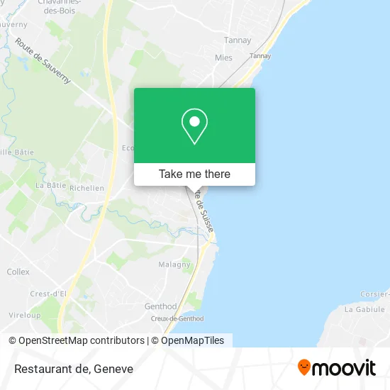 Restaurant de map