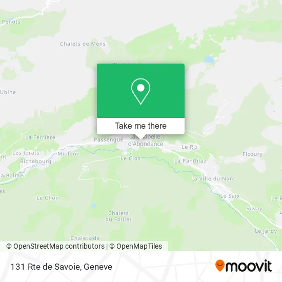 131 Rte de Savoie map