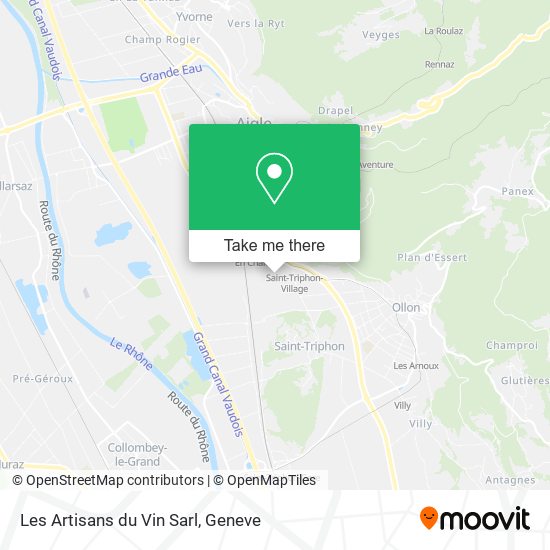 Les Artisans du Vin Sarl map