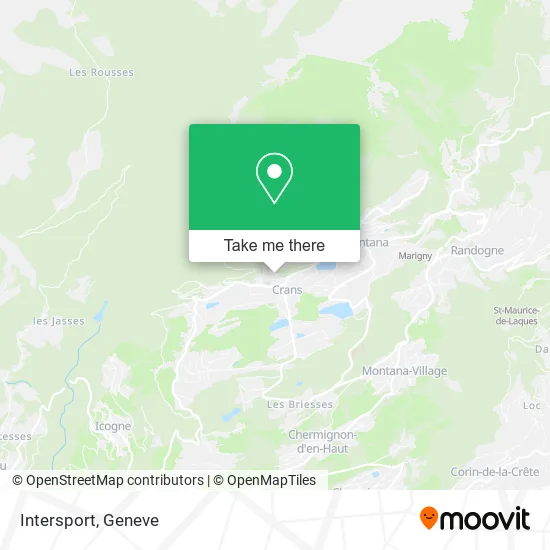 Intersport map