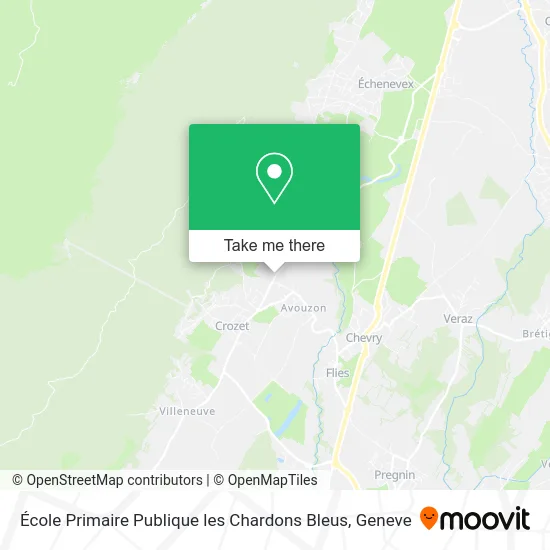 École Primaire Publique les Chardons Bleus map