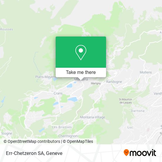 Err-Chetzeron SA map