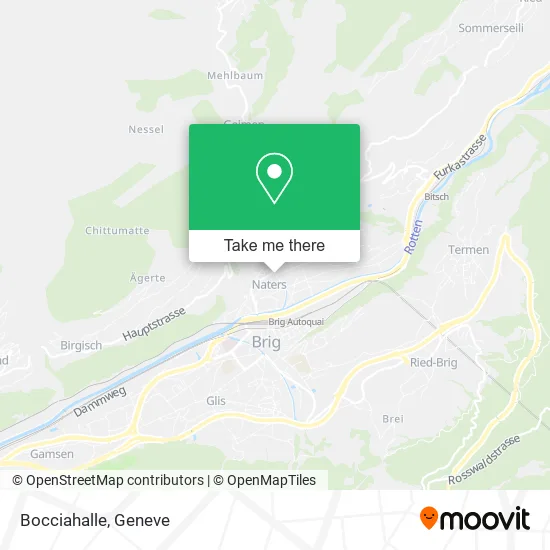 Bocciahalle map