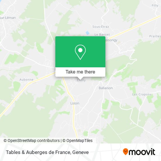 Tables & Auberges de France map