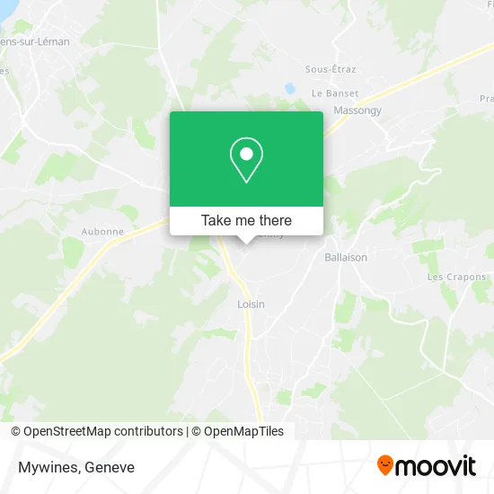Mywines map