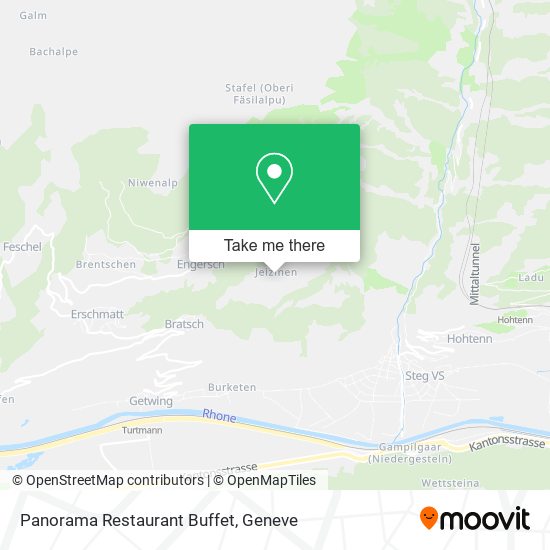 Panorama Restaurant Buffet map