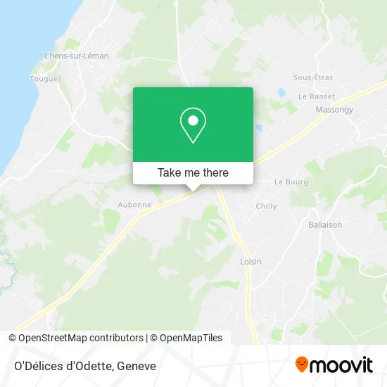 O'Délices d'Odette map