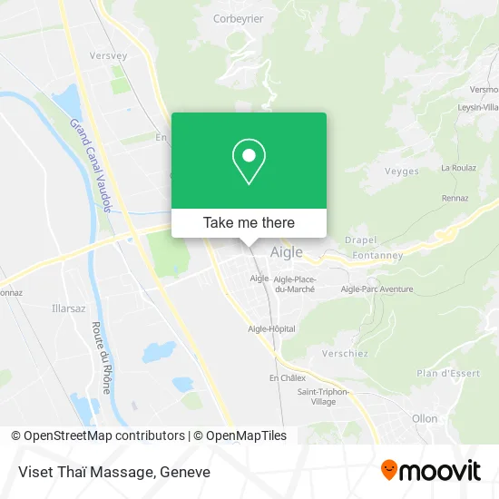 Viset Thaï Massage map