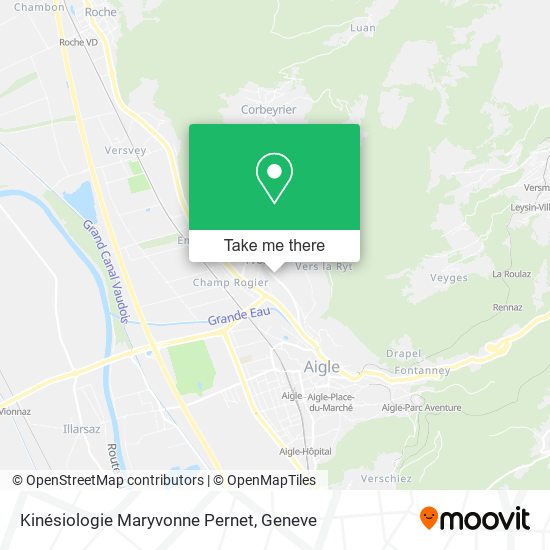 Kinésiologie Maryvonne Pernet map