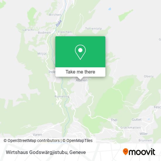 Wirtshaus Godswärgjistubu map