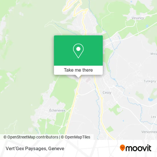 Vert'Gex Paysages map