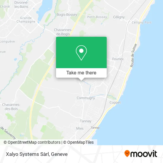 Xalyo Systems Sàrl map