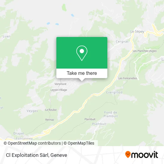 Cl Exploitation Sàrl map