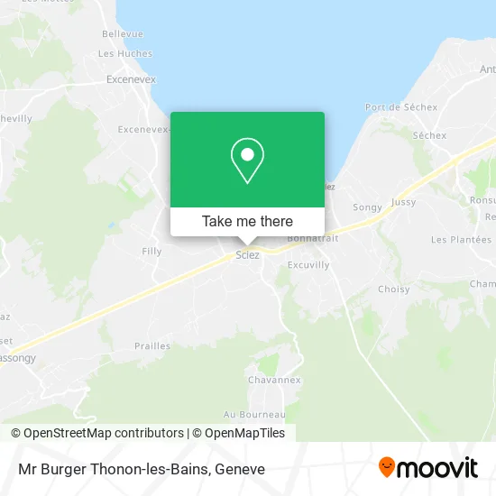 Mr Burger Thonon-les-Bains map