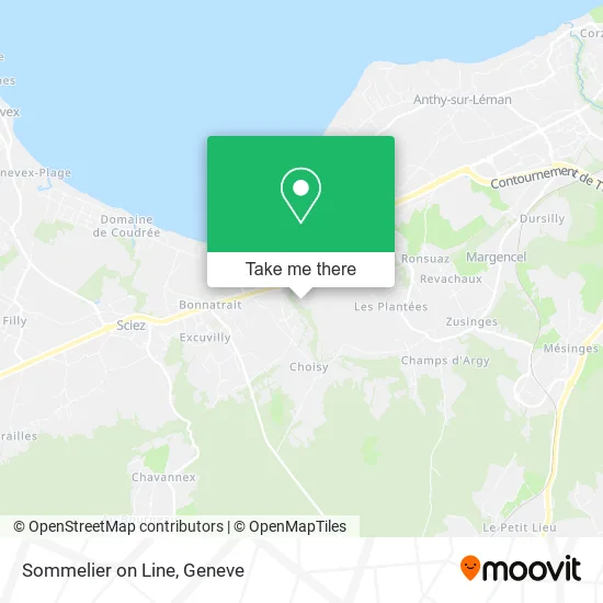 Sommelier on Line map