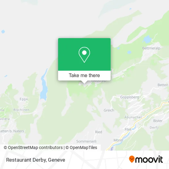 Restaurant Derby map