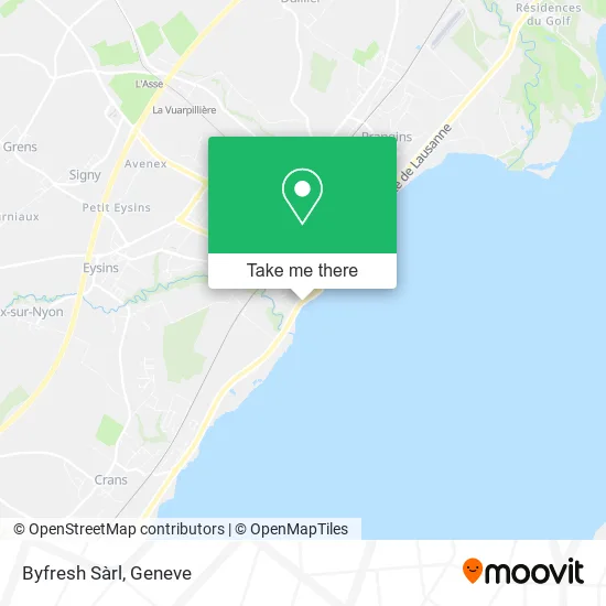 Byfresh Sàrl map