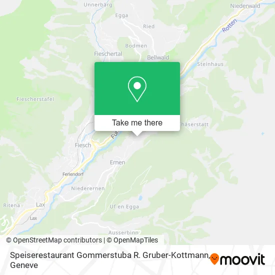 Speiserestaurant Gommerstuba R. Gruber-Kottmann map