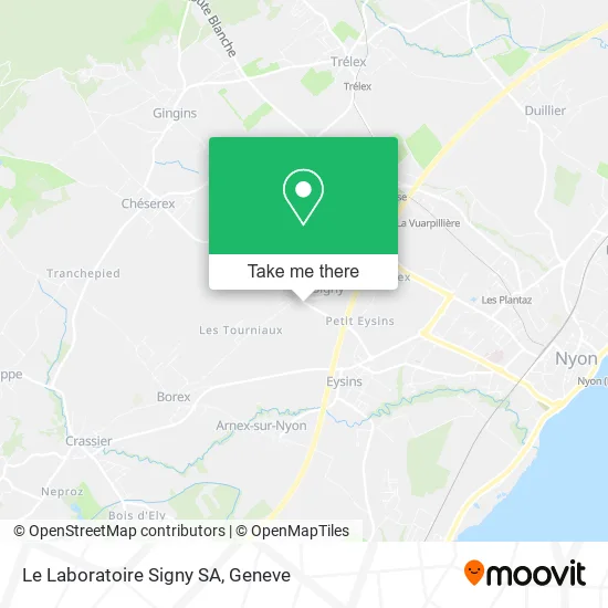 Le Laboratoire Signy SA map
