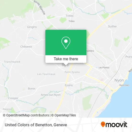 United Colors of Benetton map
