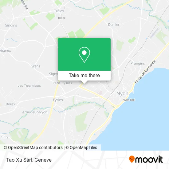 Tao Xu Sàrl map