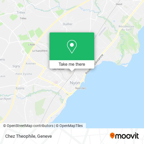 Chez Theophile map