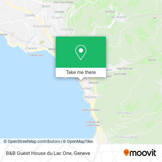 B&B Guest House du Lac One map