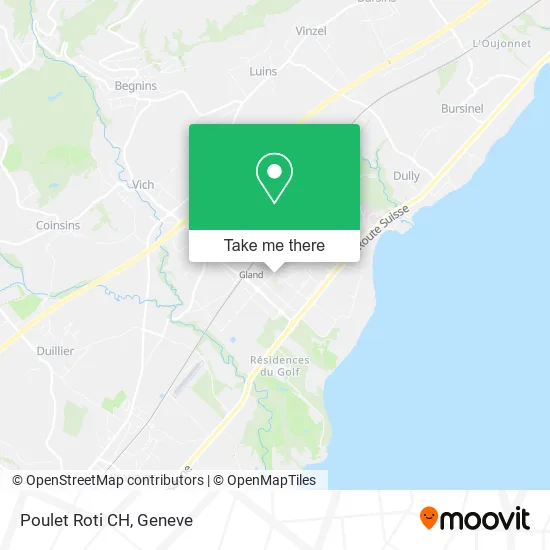 Poulet Roti CH map
