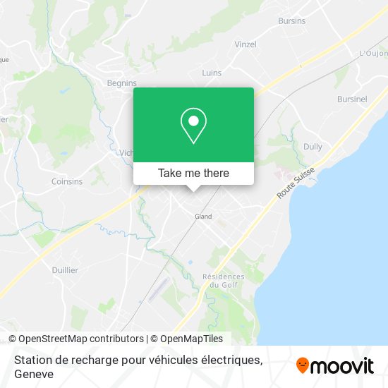 Station de recharge pour véhicules électriques plan