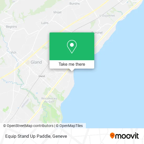 Equip Stand Up Paddle map