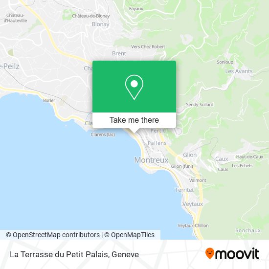 La Terrasse du Petit Palais map