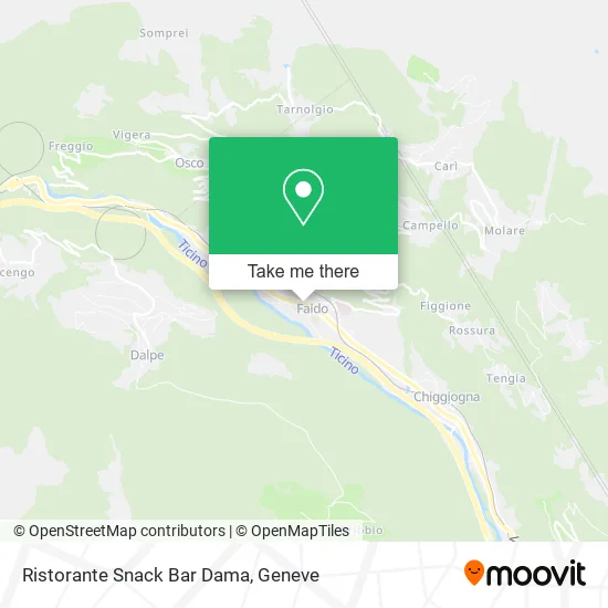 Ristorante Snack Bar Dama map