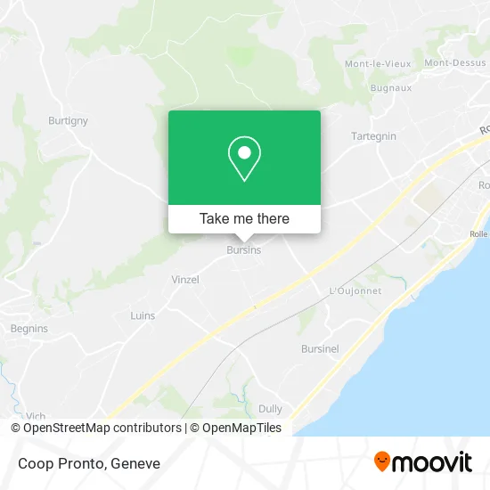 Coop Pronto map