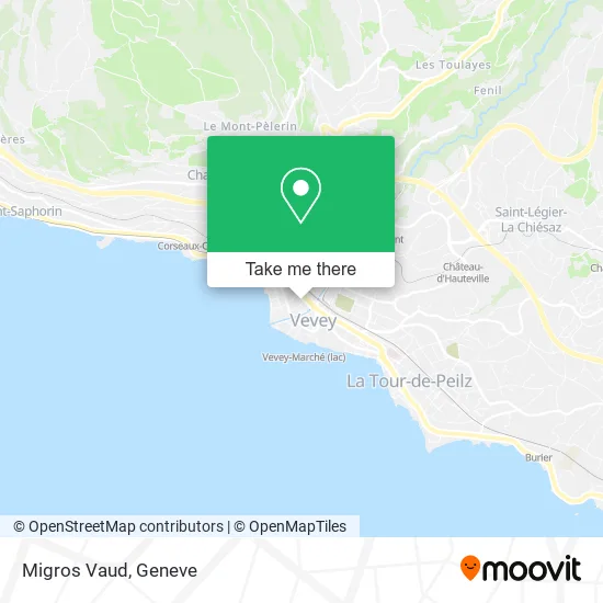 Migros Vaud map