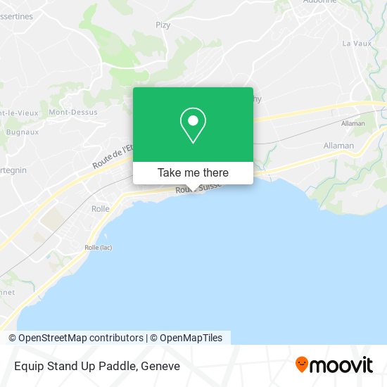 Equip Stand Up Paddle map