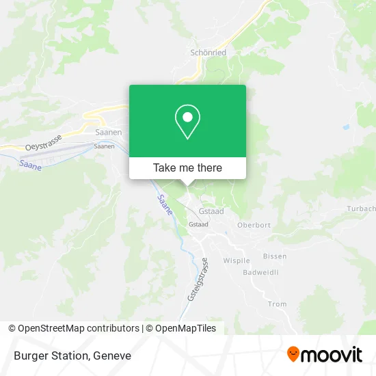 Burger Station map