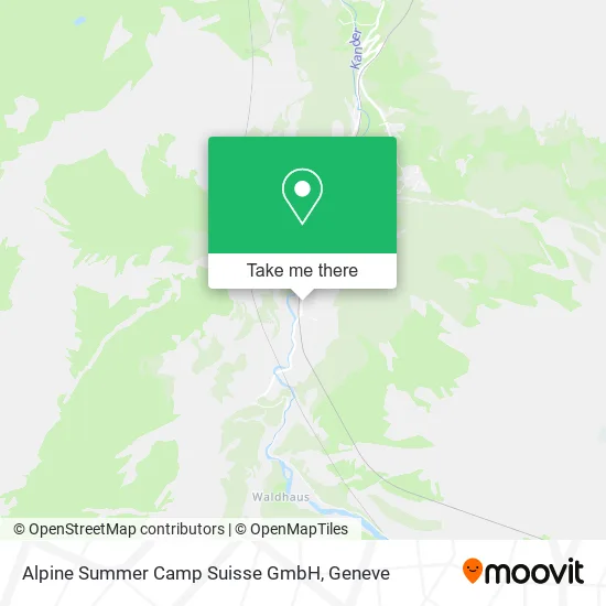 Alpine Summer Camp Suisse GmbH map