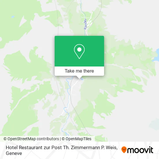 Hotel Restaurant zur Post Th. Zimmermann P. Weis map