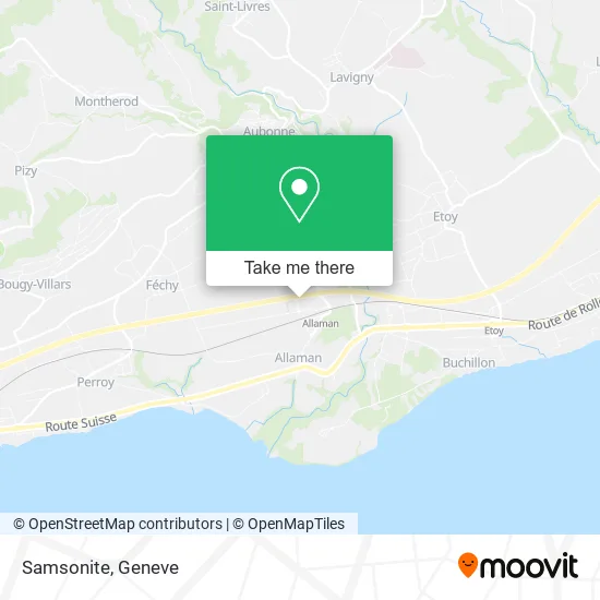 Samsonite map
