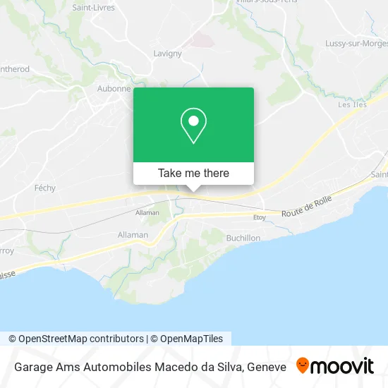 Garage Ams Automobiles Macedo da Silva map
