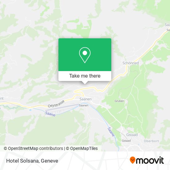 Hotel Solsana map