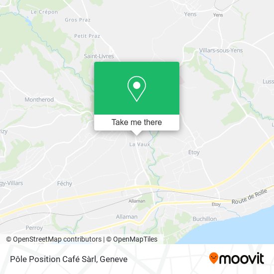 Pôle Position Café Sàrl map