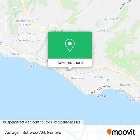 Autogrill Schweiz AG map